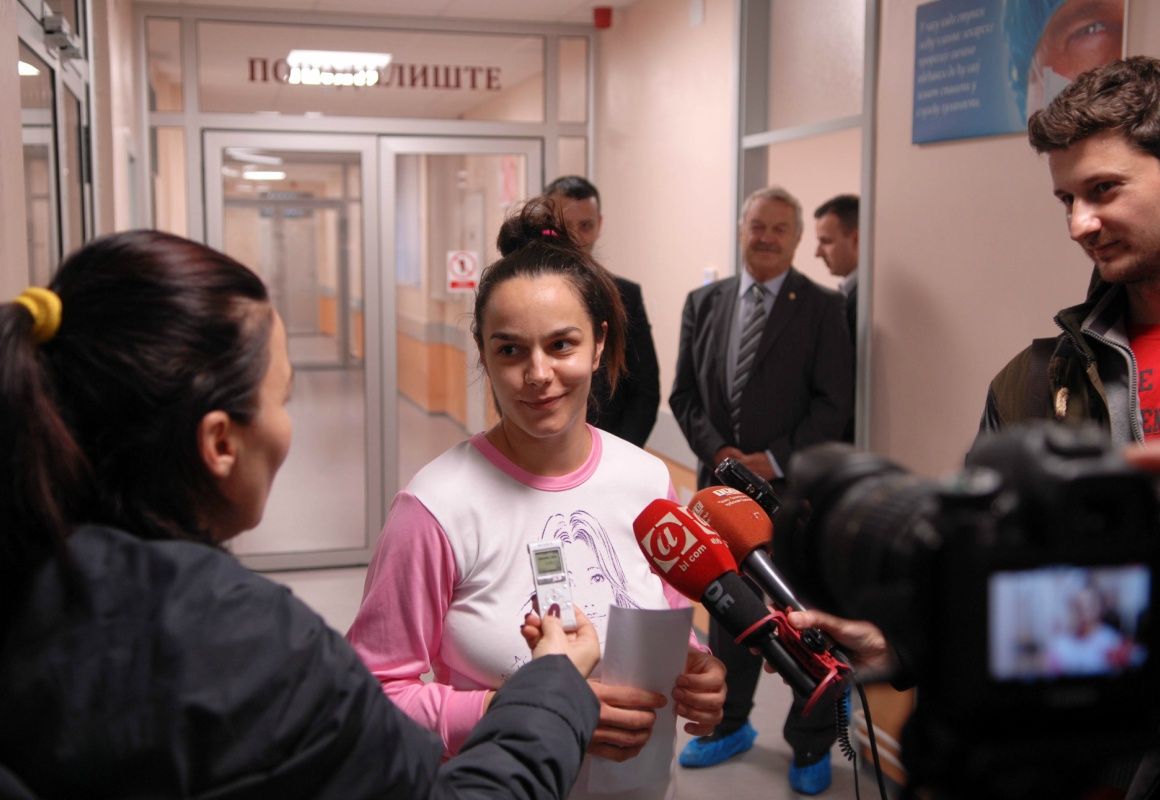 Ana Nerić prva porodilja u porodilištu Kompanije Boksit